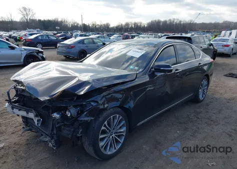2016 Hyundai Genesis 3.8 из США, поврежденный, VIN KMHGN4JE4GU140911